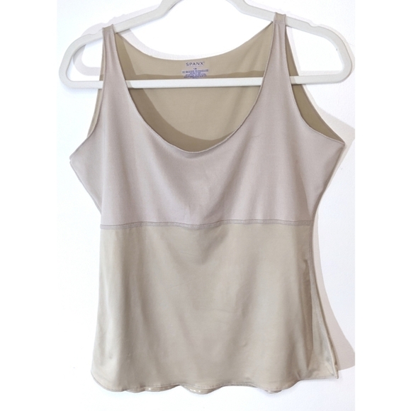 SPANX Other - Spanx Smoothing Shapewear Cami Tank XL Nude Beige
